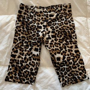Brand new. Cheetah leopard bike shorts. NWOT